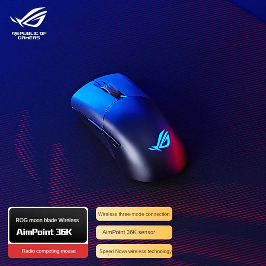 Asus ROG AP Wireless Mouse RGB Three-mode Lightweight Ergonomic AP 36k Laptop Accessories Pc Gamer E-sports Gaming Mouse Win